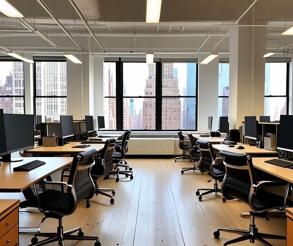 empty office in new york city